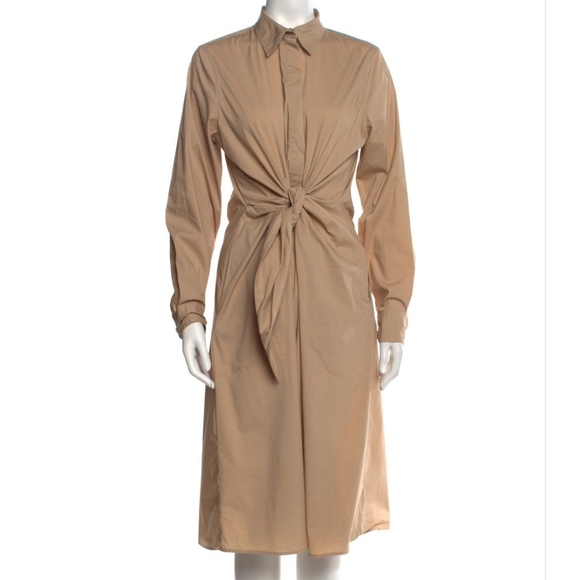 RALPH LAUREN BLACK LABEL Midi Length Shirt Dress Size 6 - Picture 1 of 3